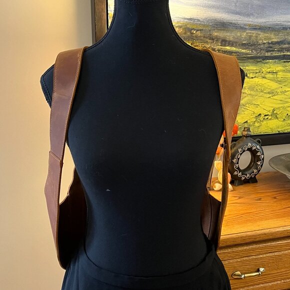 Handcrafted Artisan Anti-theft Genuine Leather Backpack - NEW! - Picture 5 of 9